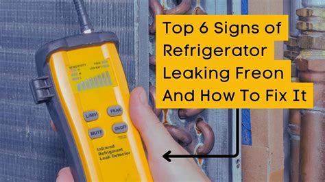 signs of freon leak in refrigerator|Freon Leaking from Fridge: Essential Repair & Safety。